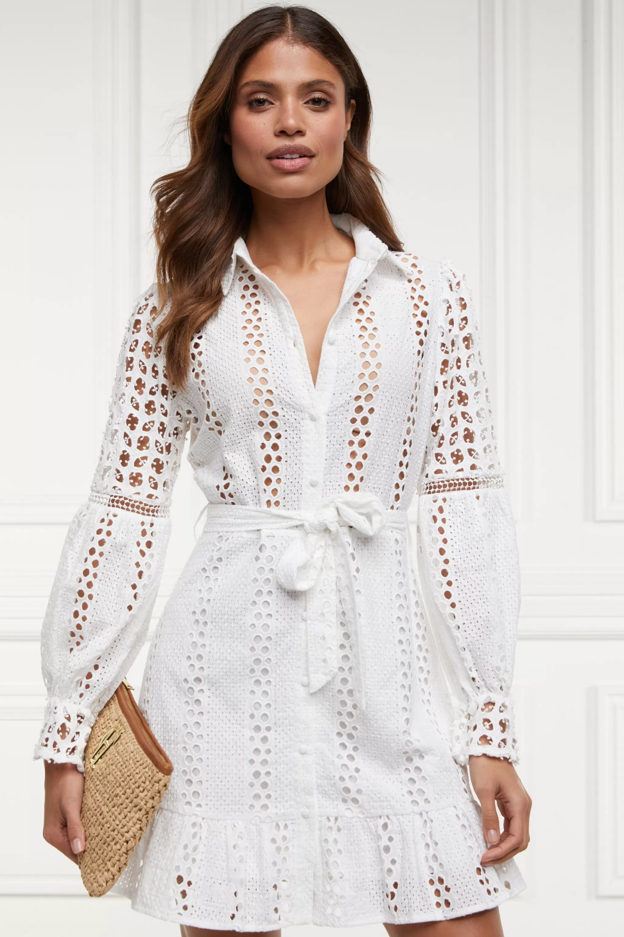 Broderie Lace Dress>Holland Cooper Flash Sale