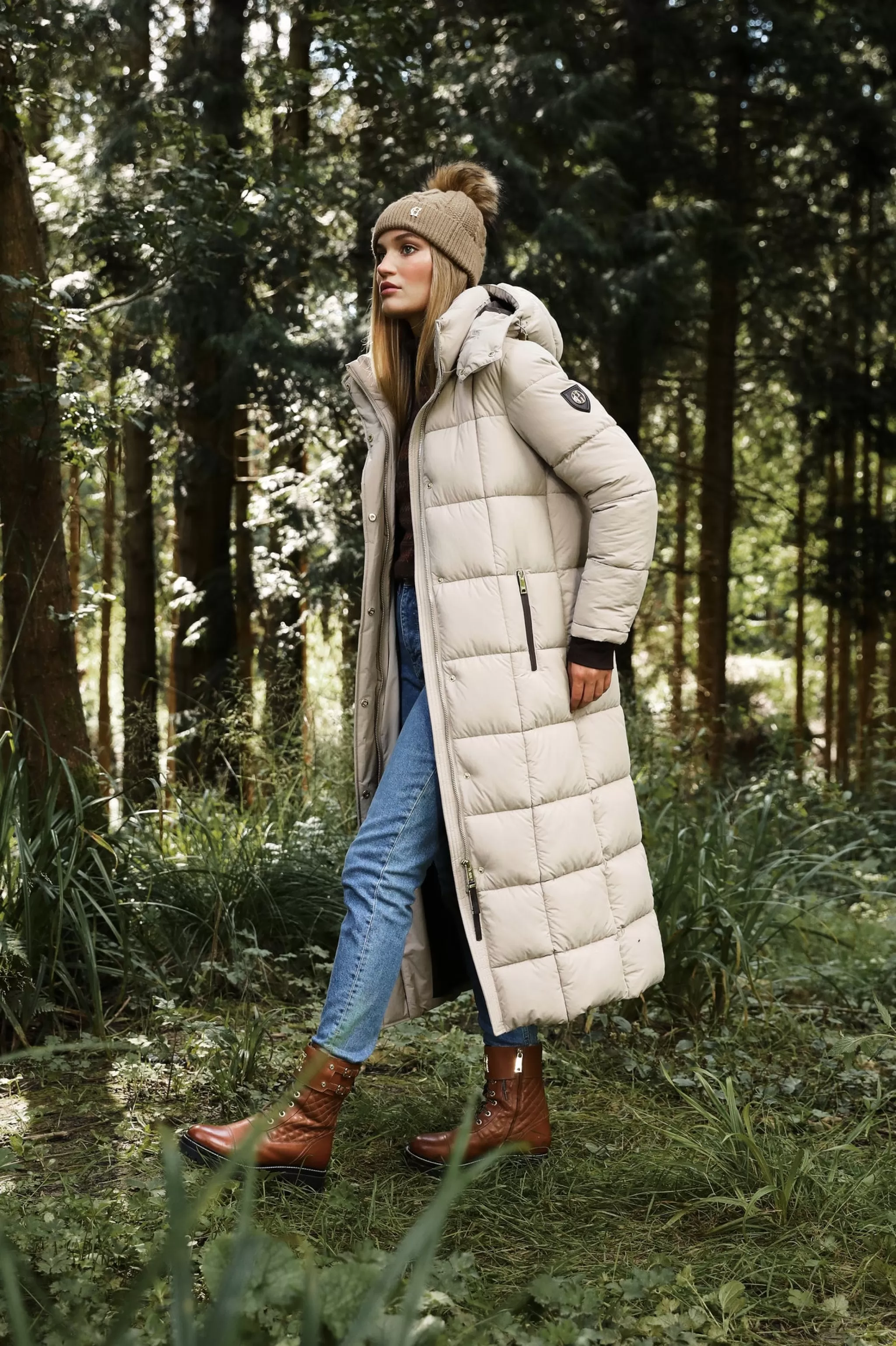 Carrington Longline Coat>Holland Cooper Shop