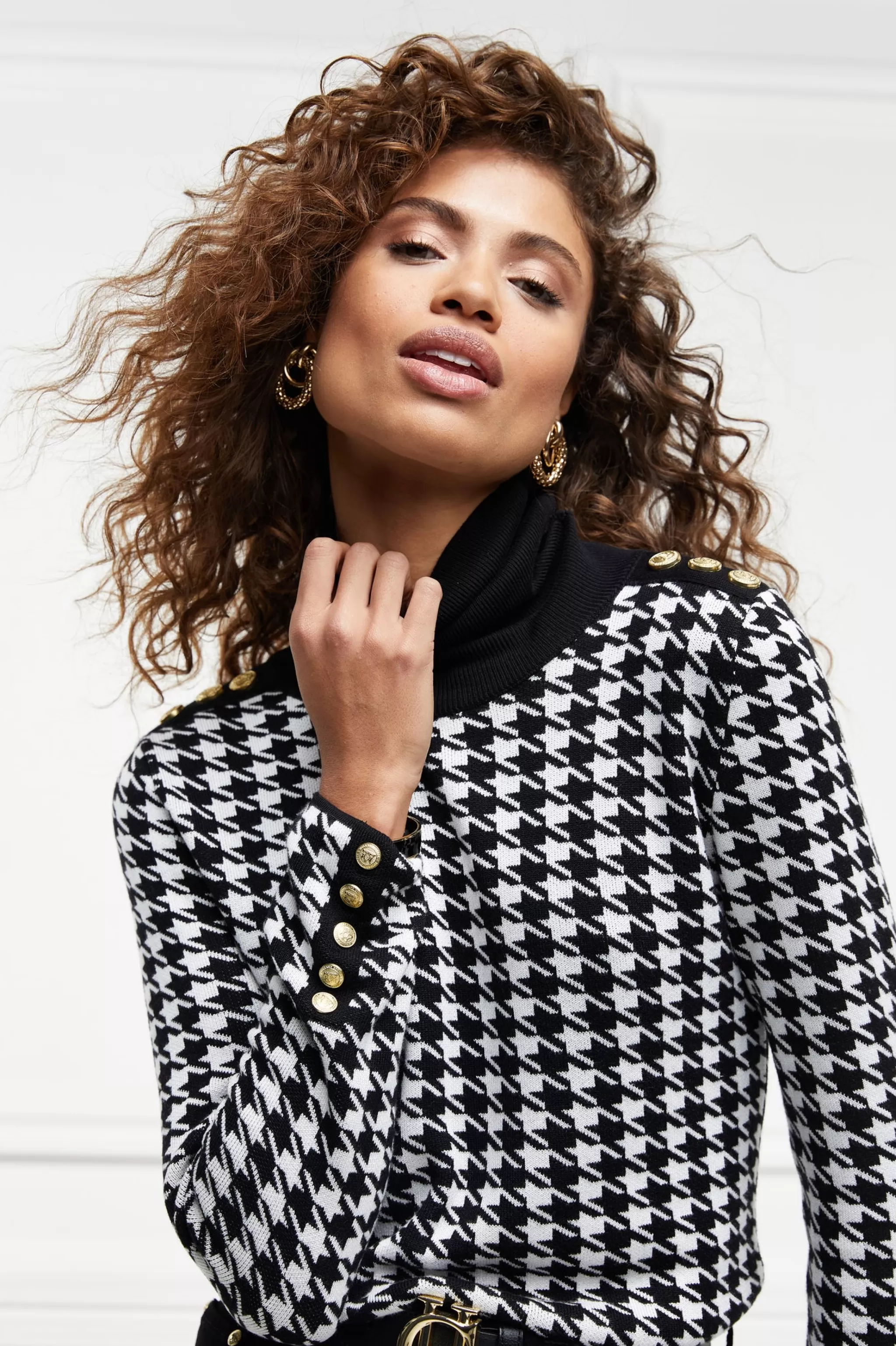 Classic Roll Neck Knit>Holland Cooper Shop