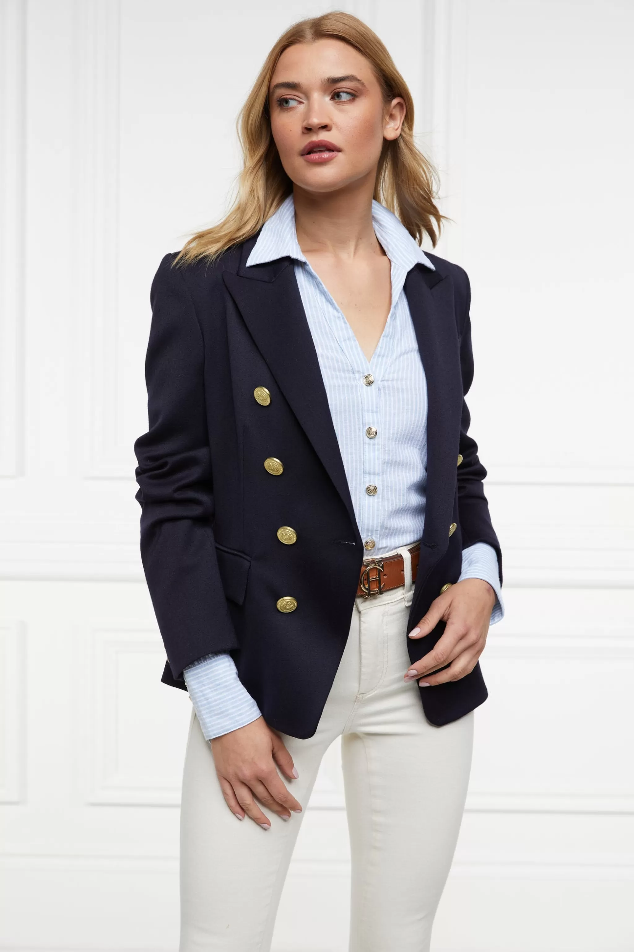 Classic V-Neck Blouse>Holland Cooper Fashion