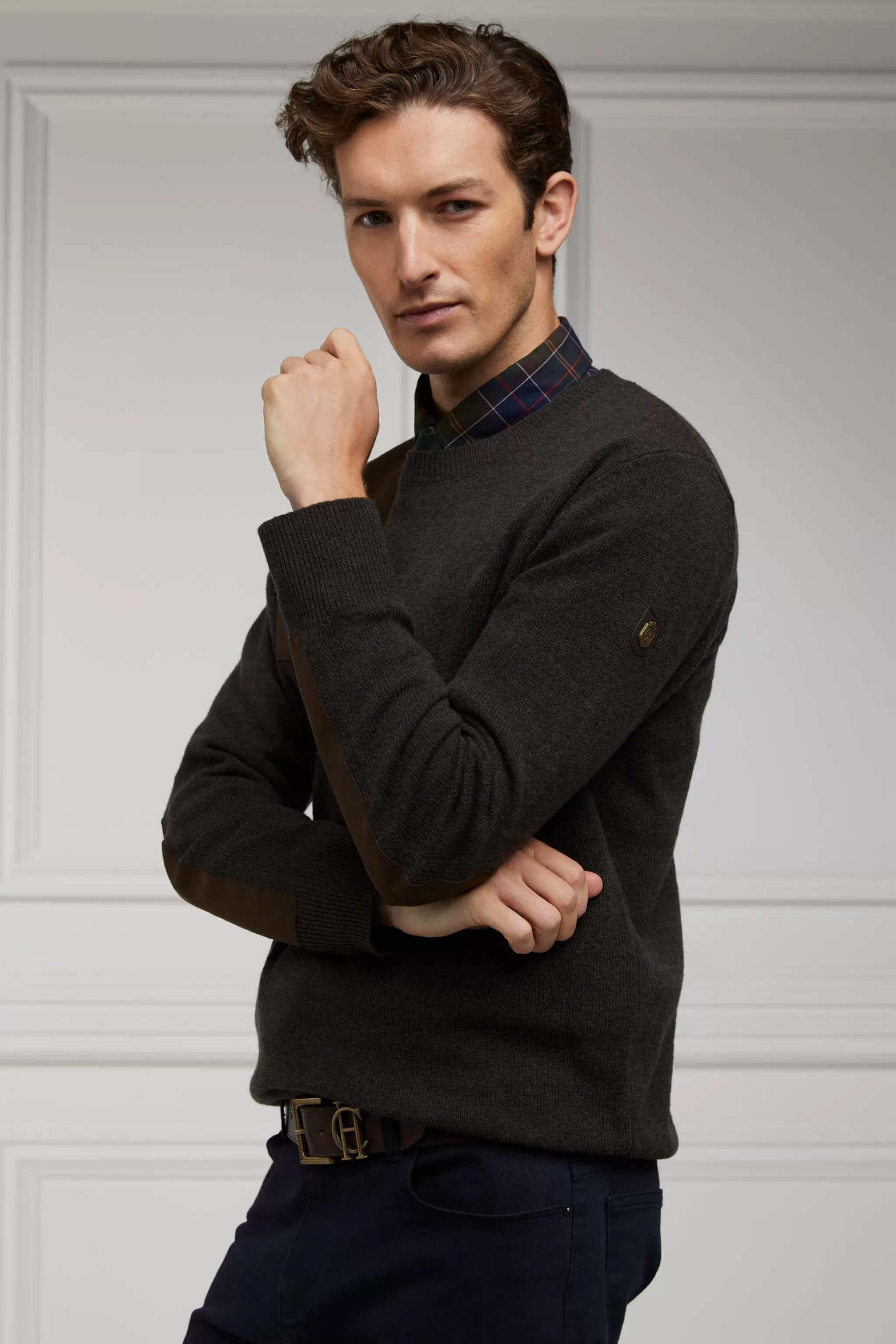 Country Crew Neck Knit>Holland Cooper New