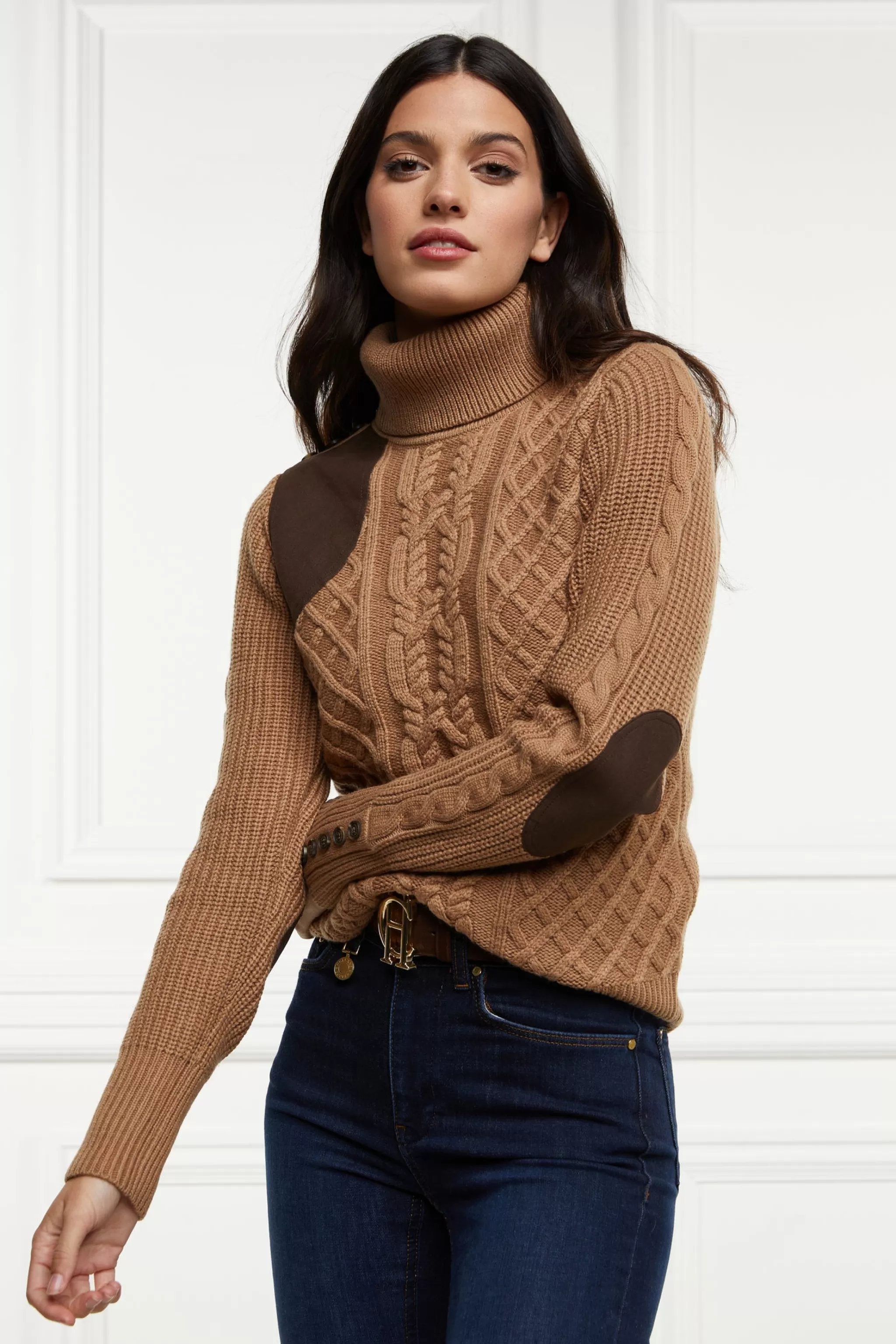 Country Roll Neck Knit>Holland Cooper New