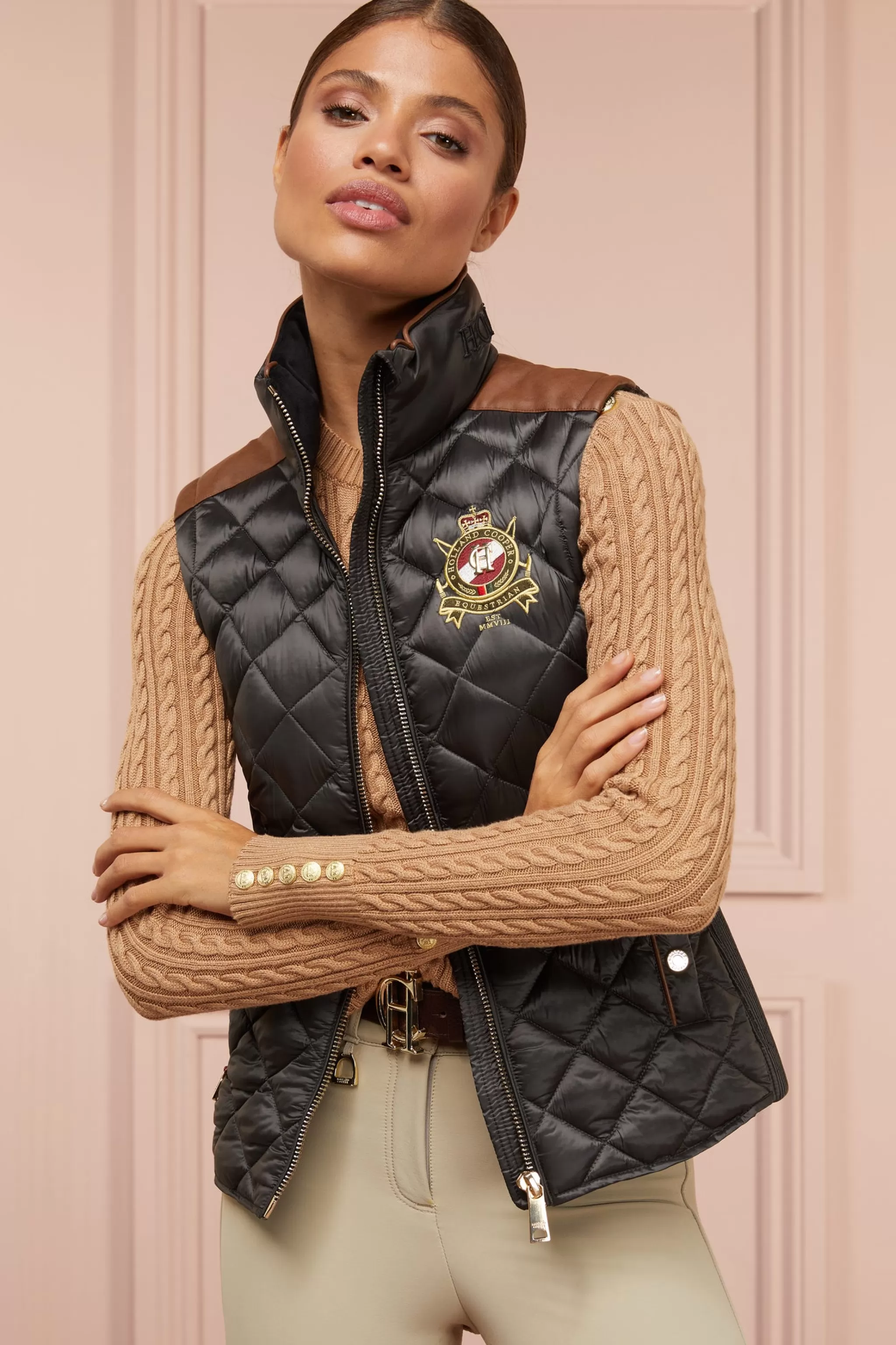 Diamond Quilt Classic Gilet>Holland Cooper Online