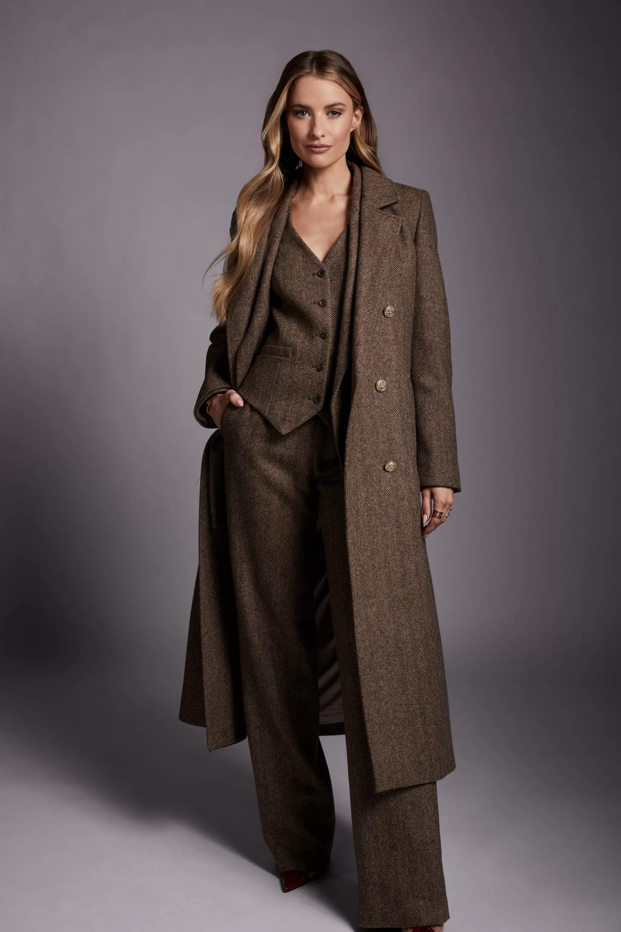 Double Breasted Coat>Holland Cooper Hot