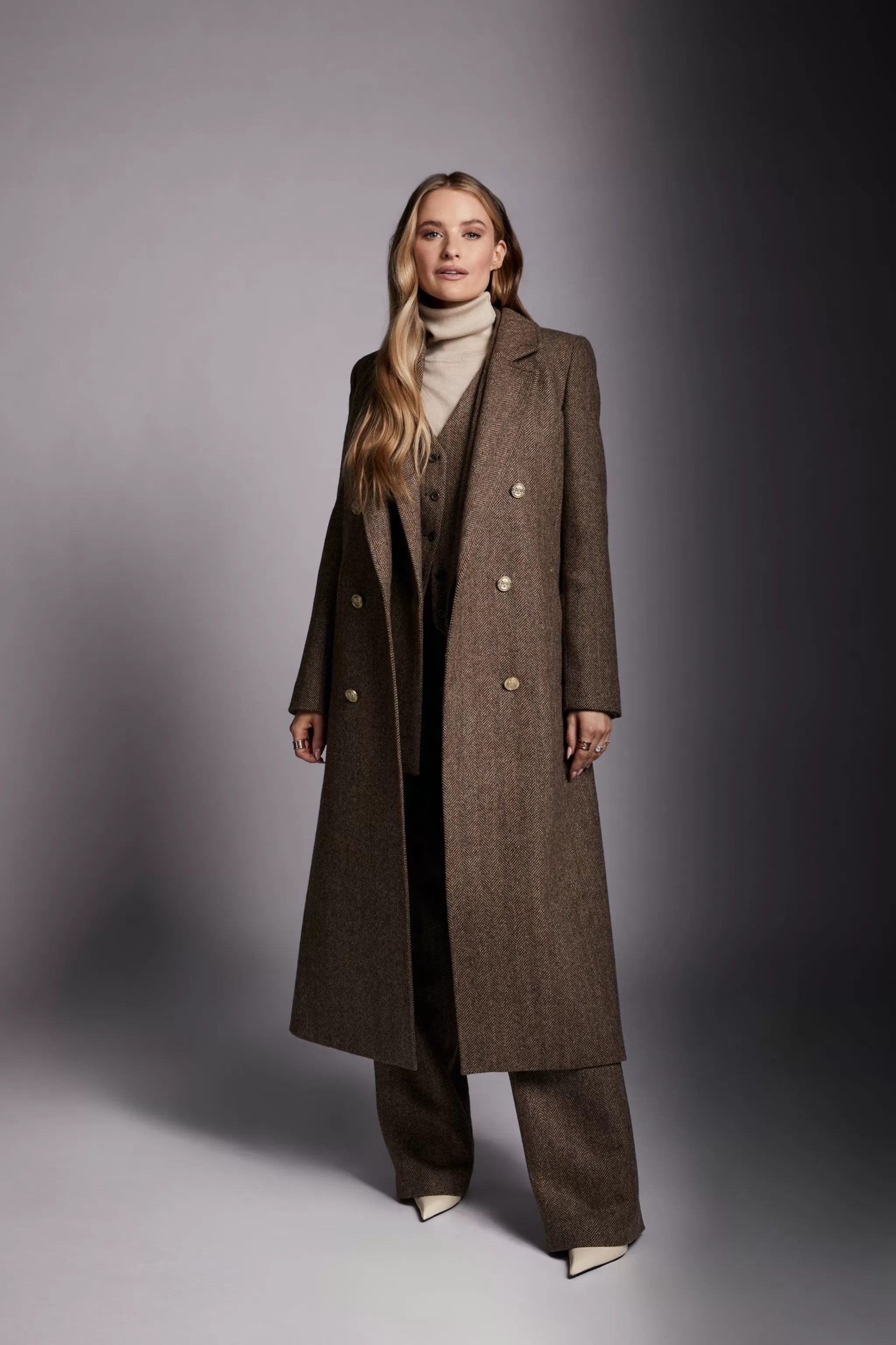 Double Breasted Coat>Holland Cooper Hot