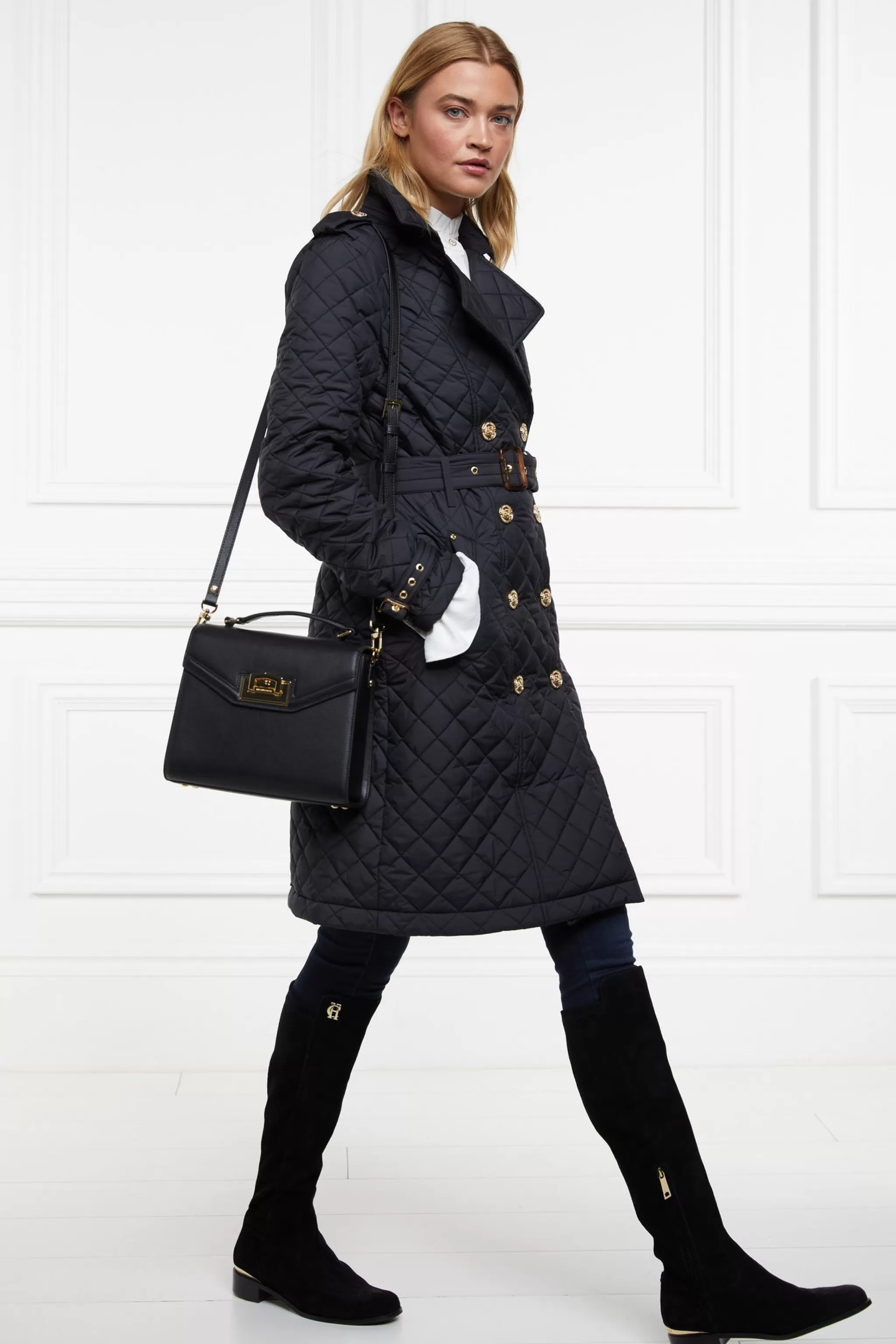 Enstone Quilted Trench Coat>Holland Cooper Online