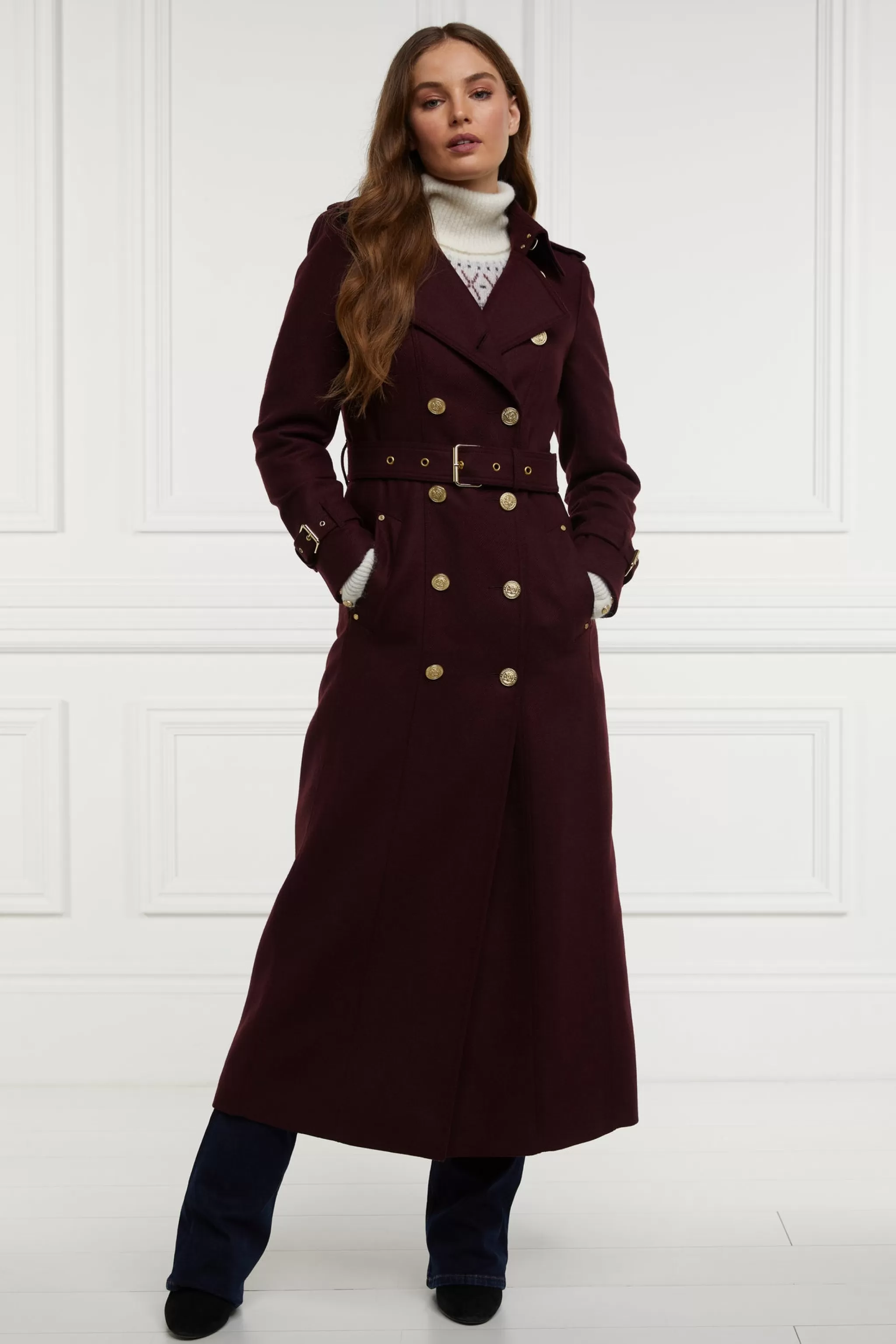 Full Length Marlborough Trench Coat>Holland Cooper Shop