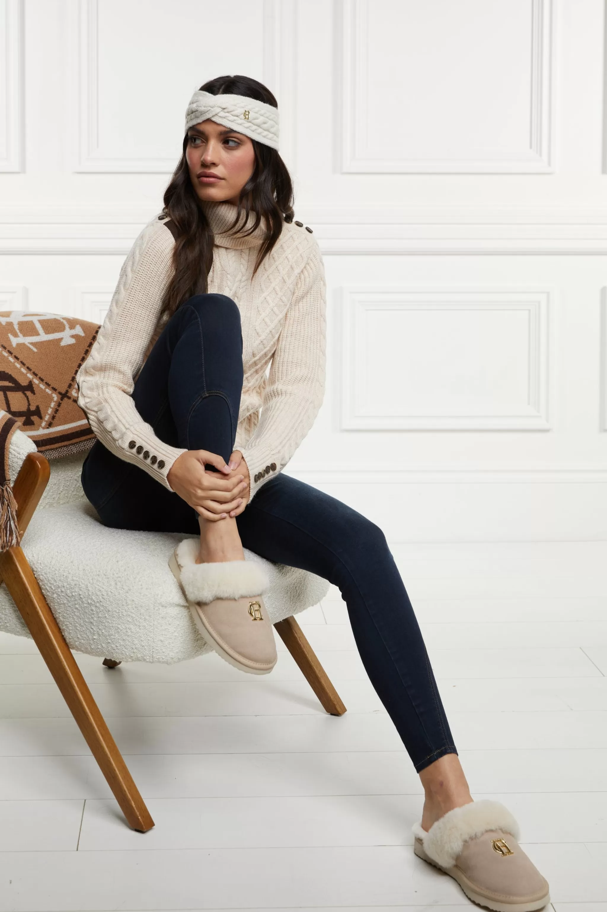 HC Shearling Slipper>Holland Cooper Sale