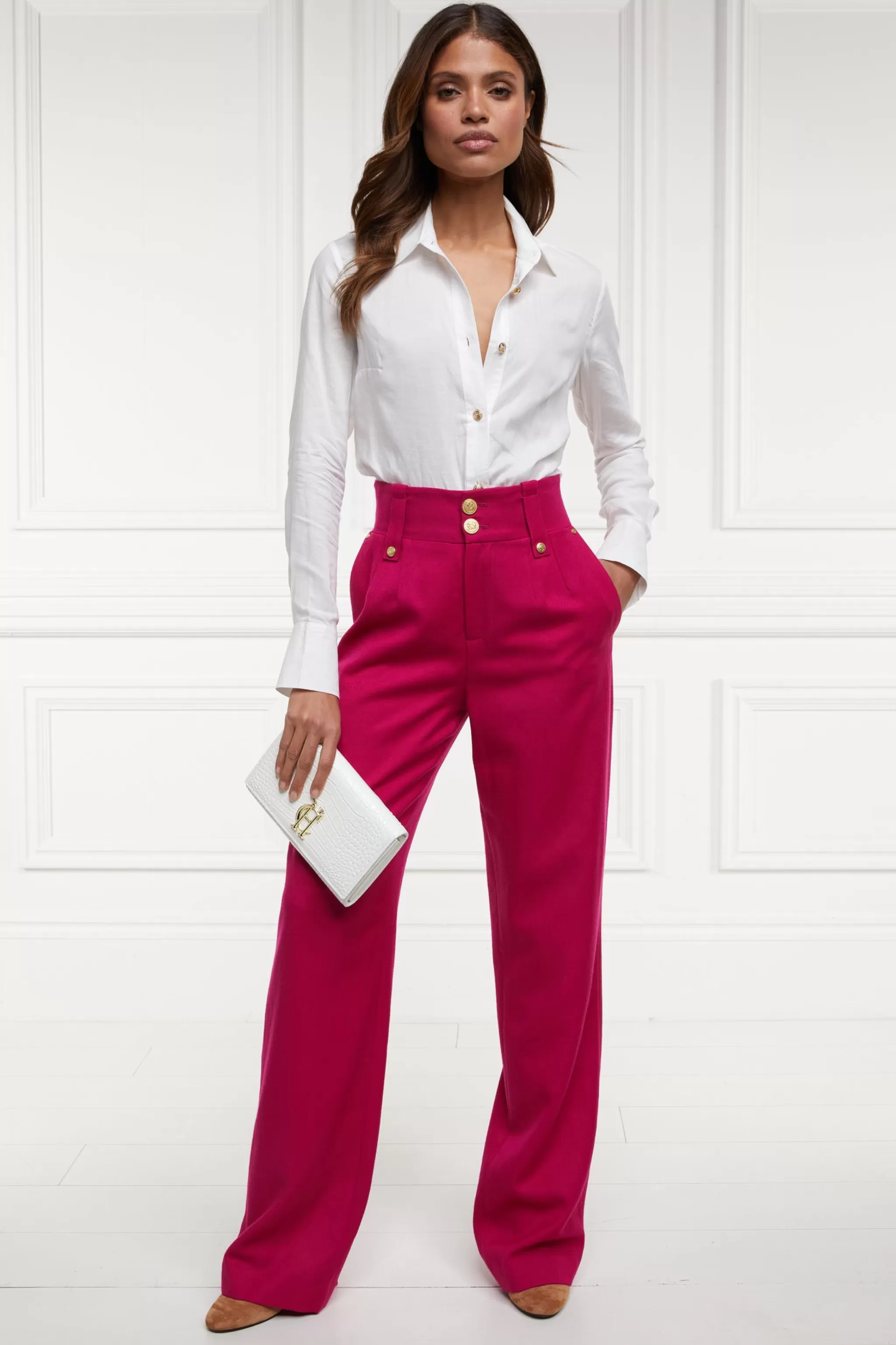 High Waisted Straight Trouser>Holland Cooper Best