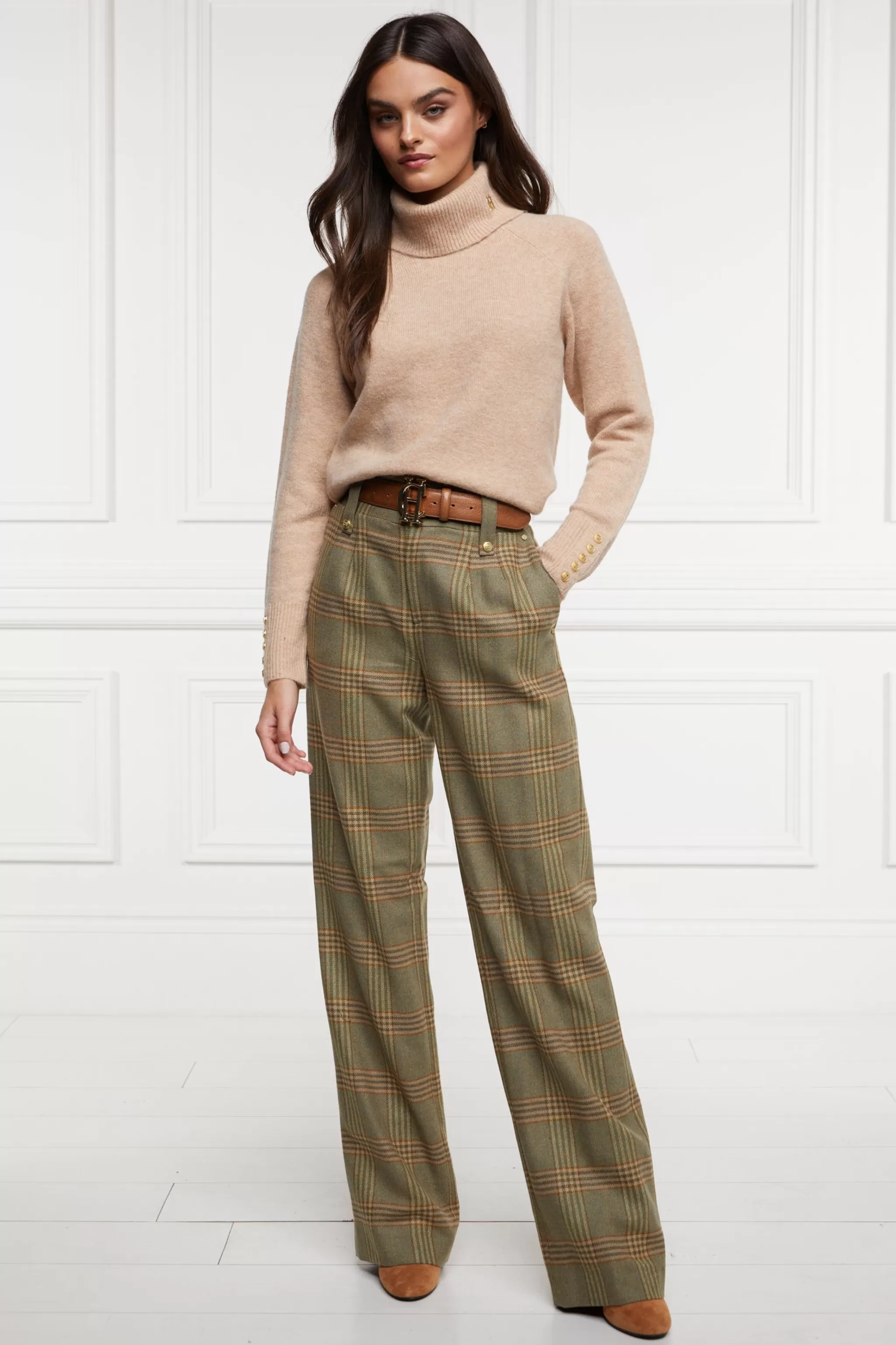 High Waisted Straight Trouser>Holland Cooper Discount