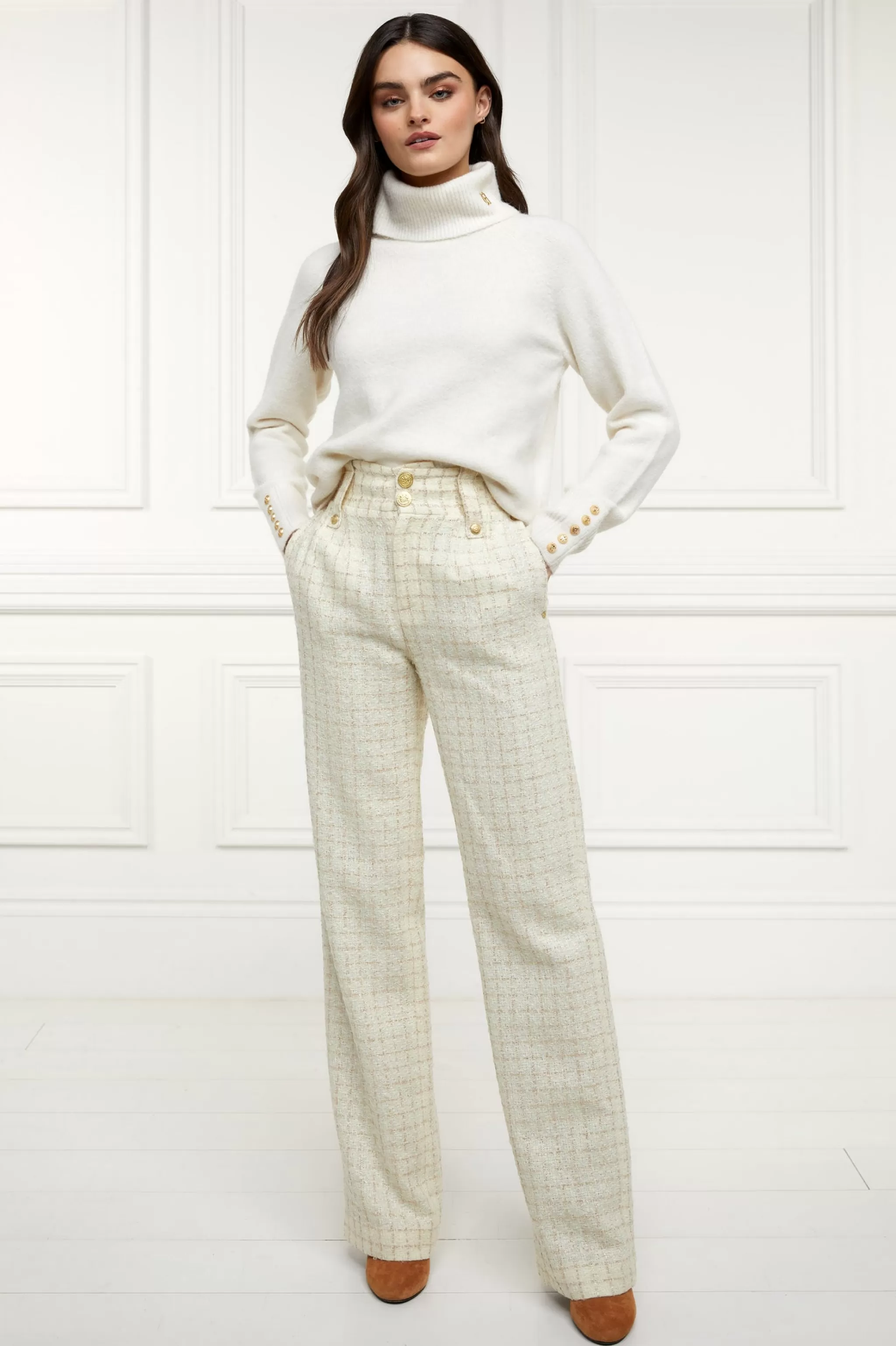 High Waisted Straight Trouser>Holland Cooper Cheap