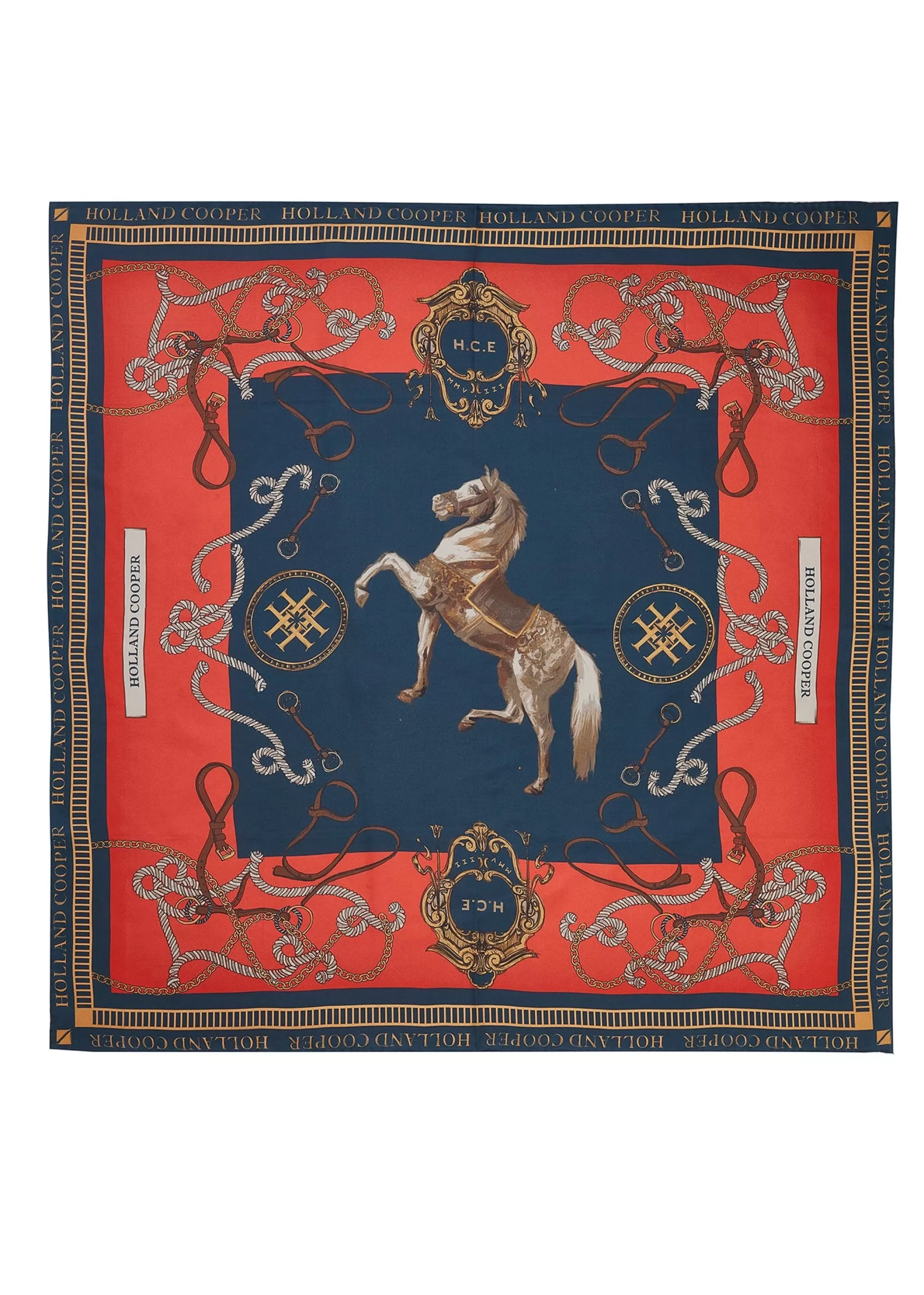 Regal Horse Silk Scarf>Holland Cooper Clearance