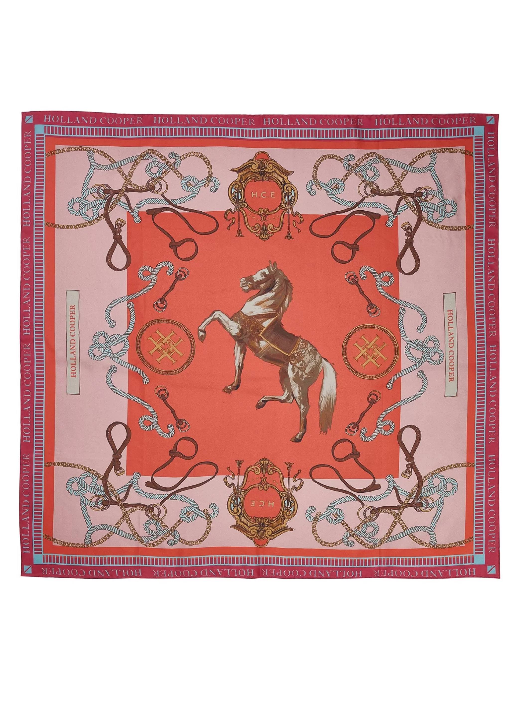 Regal Horse Silk Scarf>Holland Cooper Store