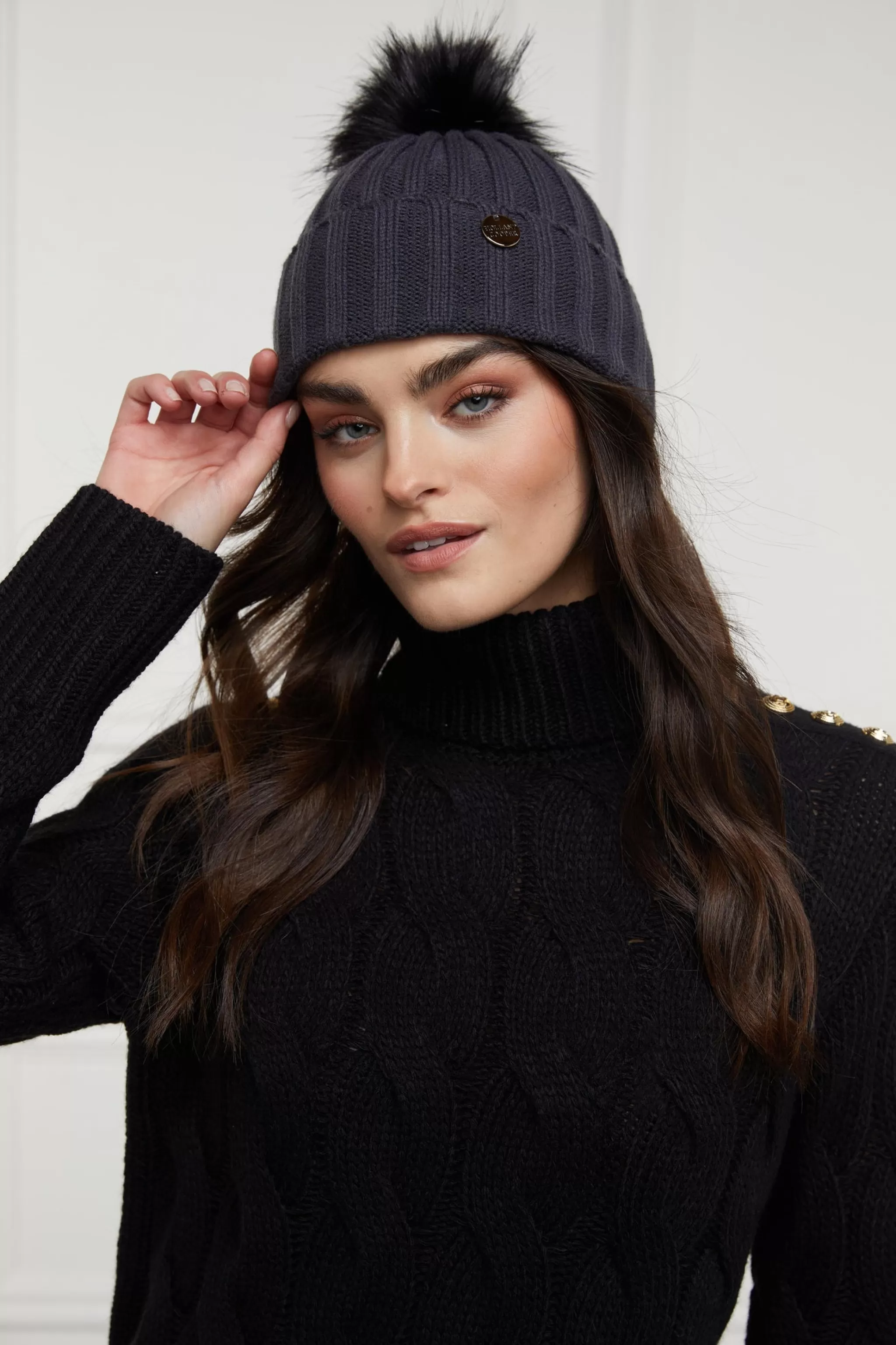 Rib Bobble Hat>Holland Cooper Best