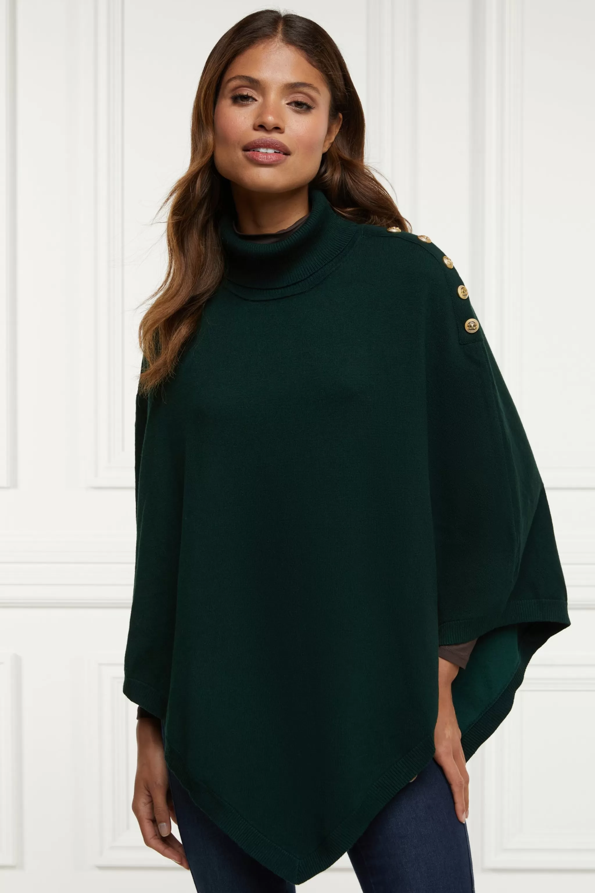 Roll Neck Cape>Holland Cooper Online