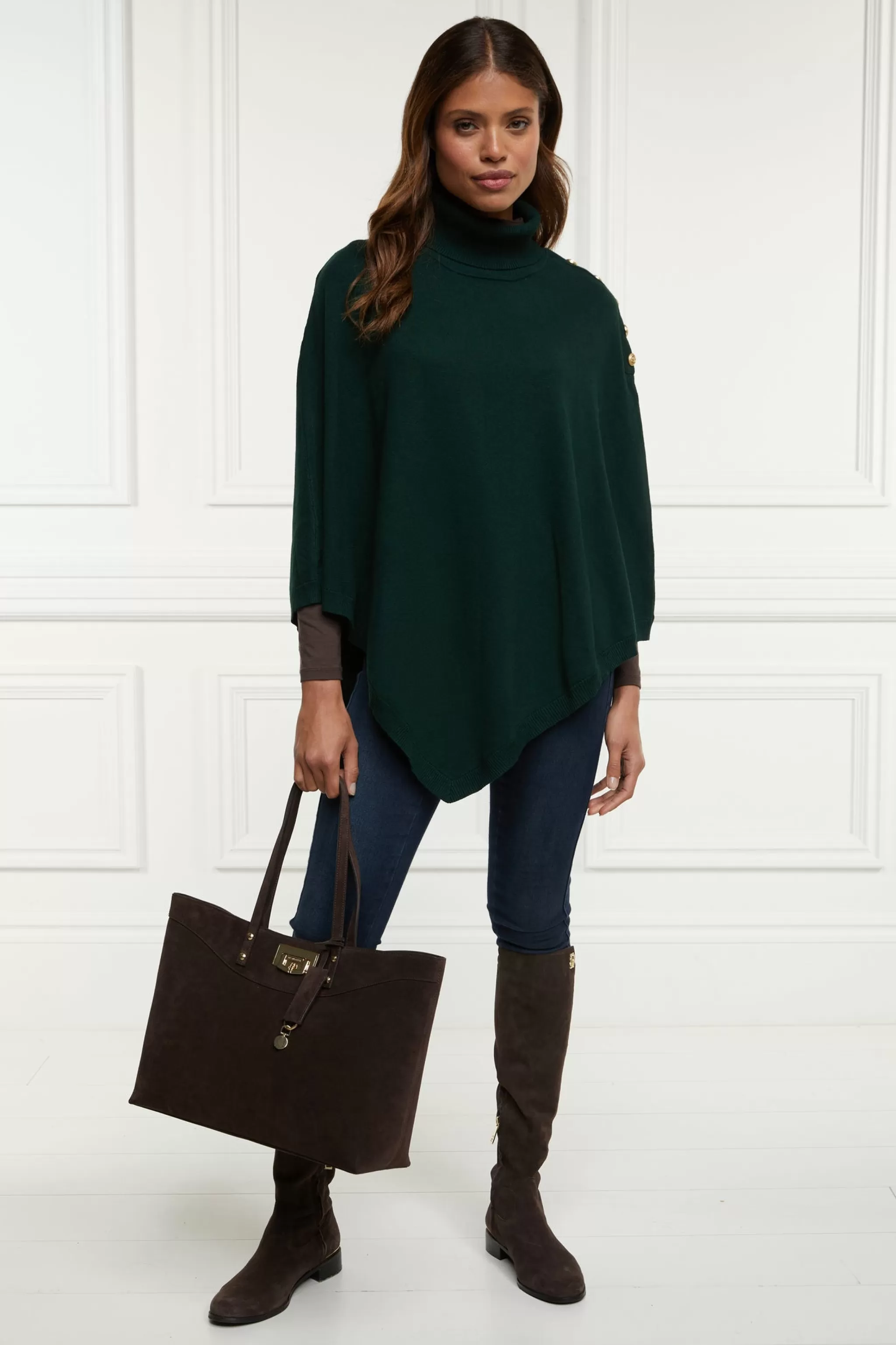 Roll Neck Cape>Holland Cooper Online
