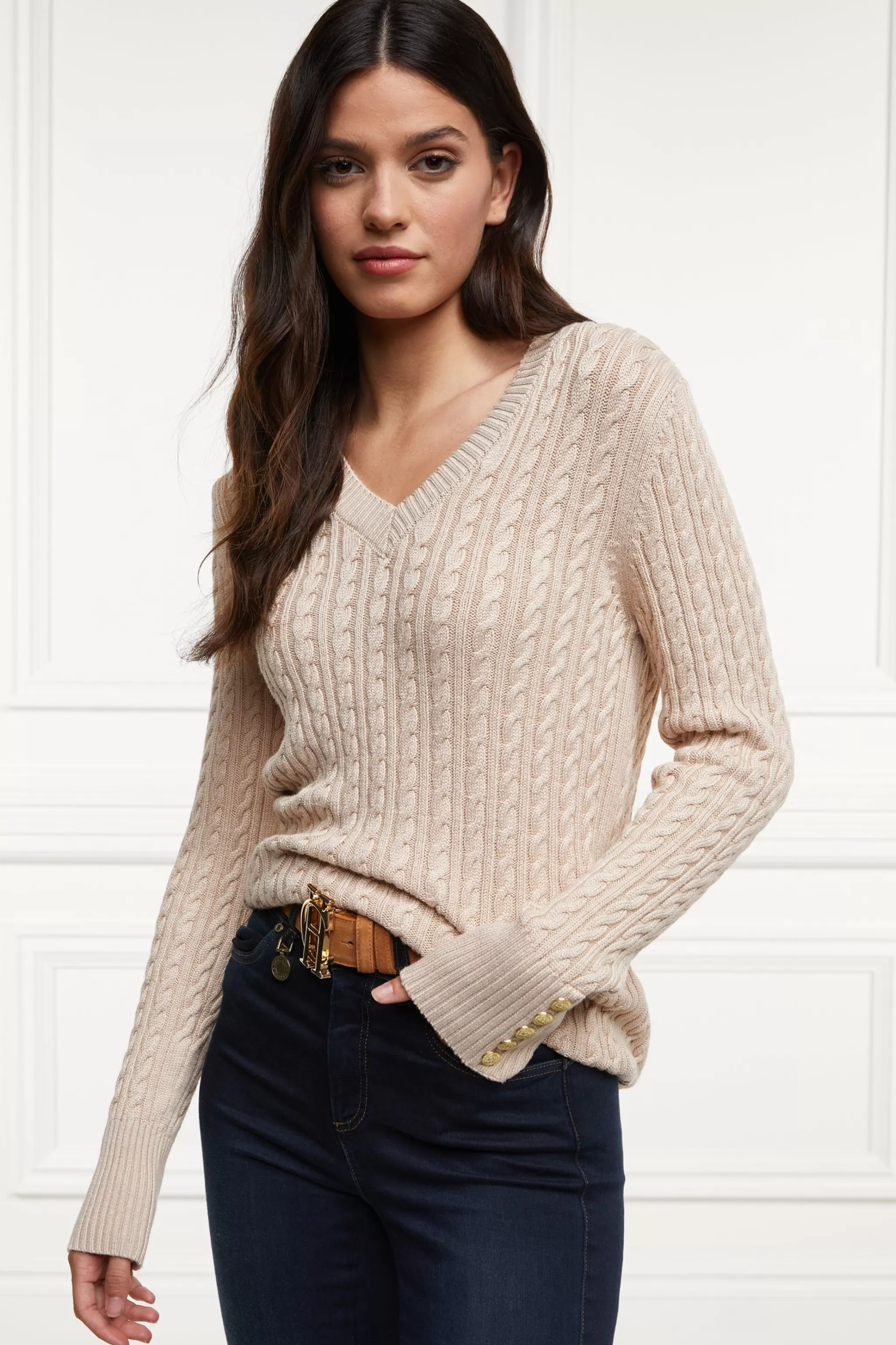 Seattle V-Neck Knit>Holland Cooper Fashion