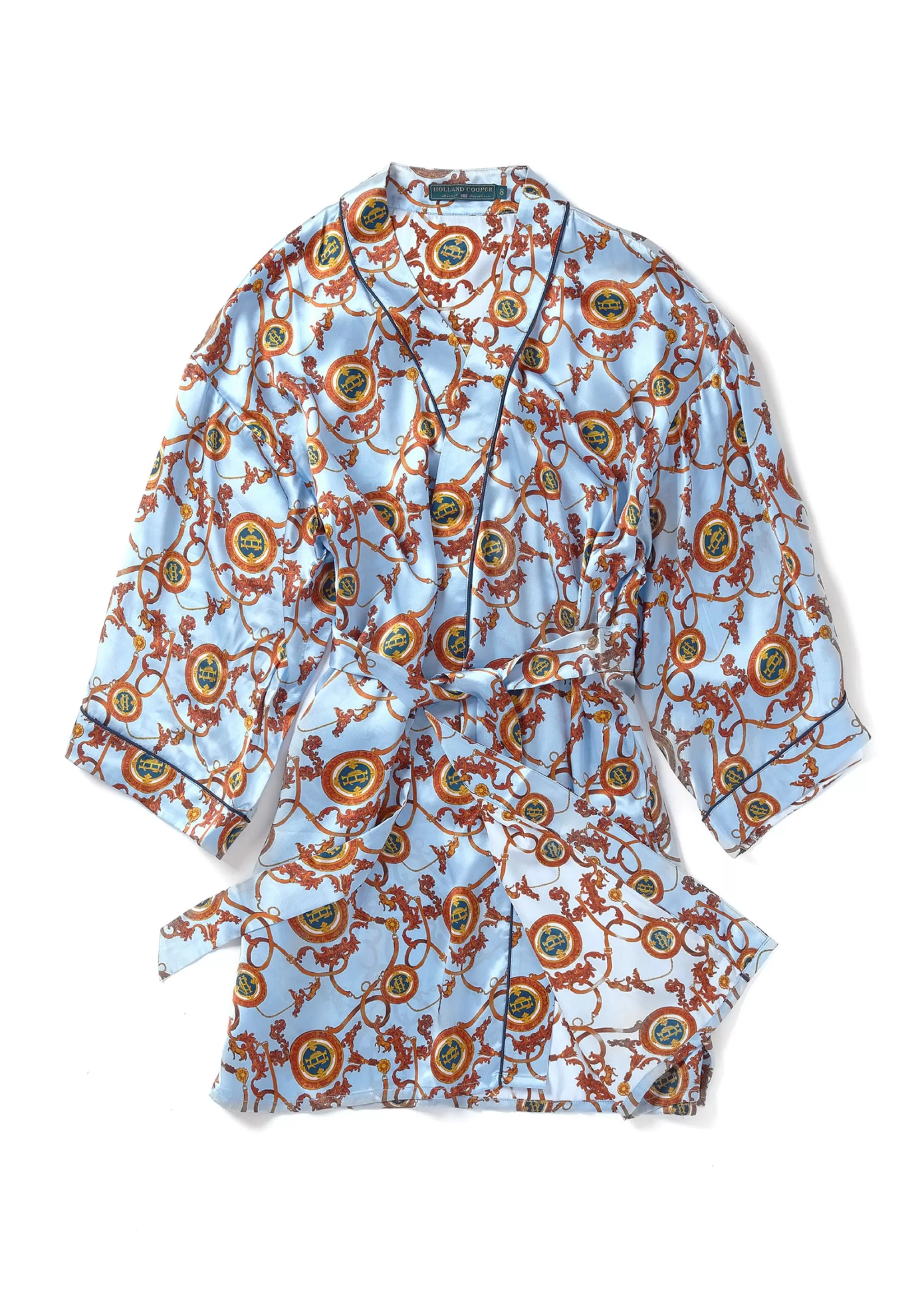 Silk Dressing Gown>Holland Cooper Store