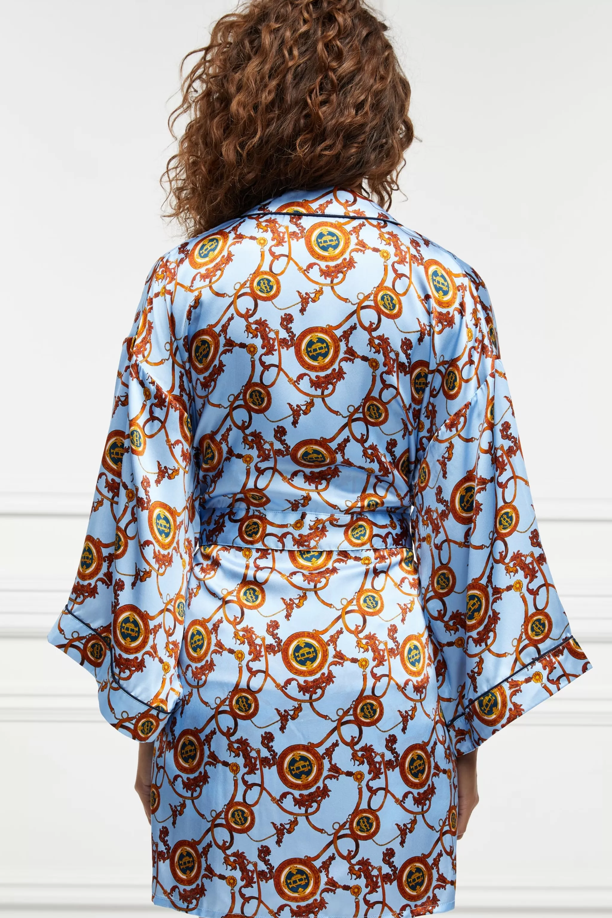 Silk Dressing Gown>Holland Cooper Store