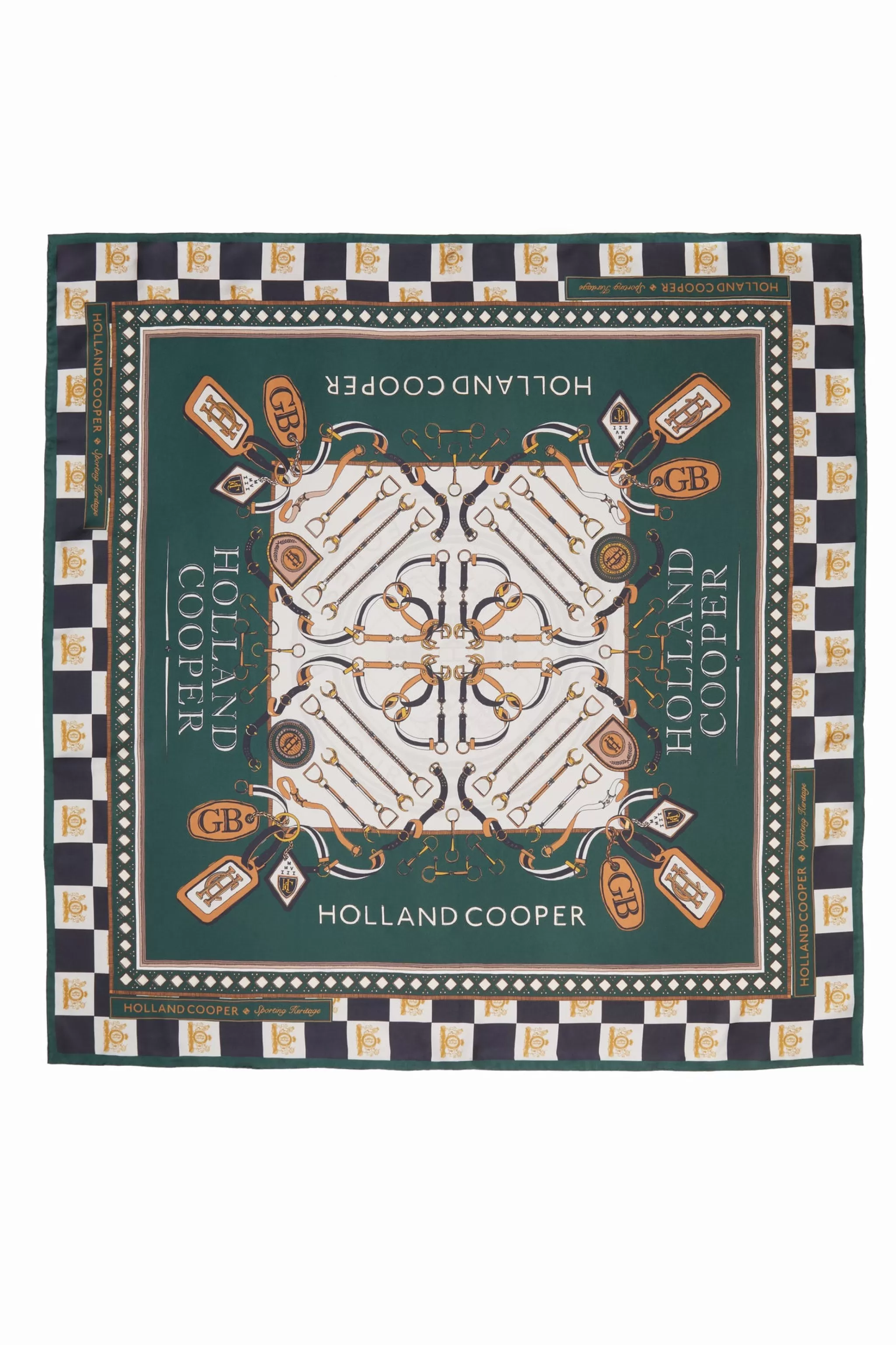 Stirrup Silk Scarf>Holland Cooper Best
